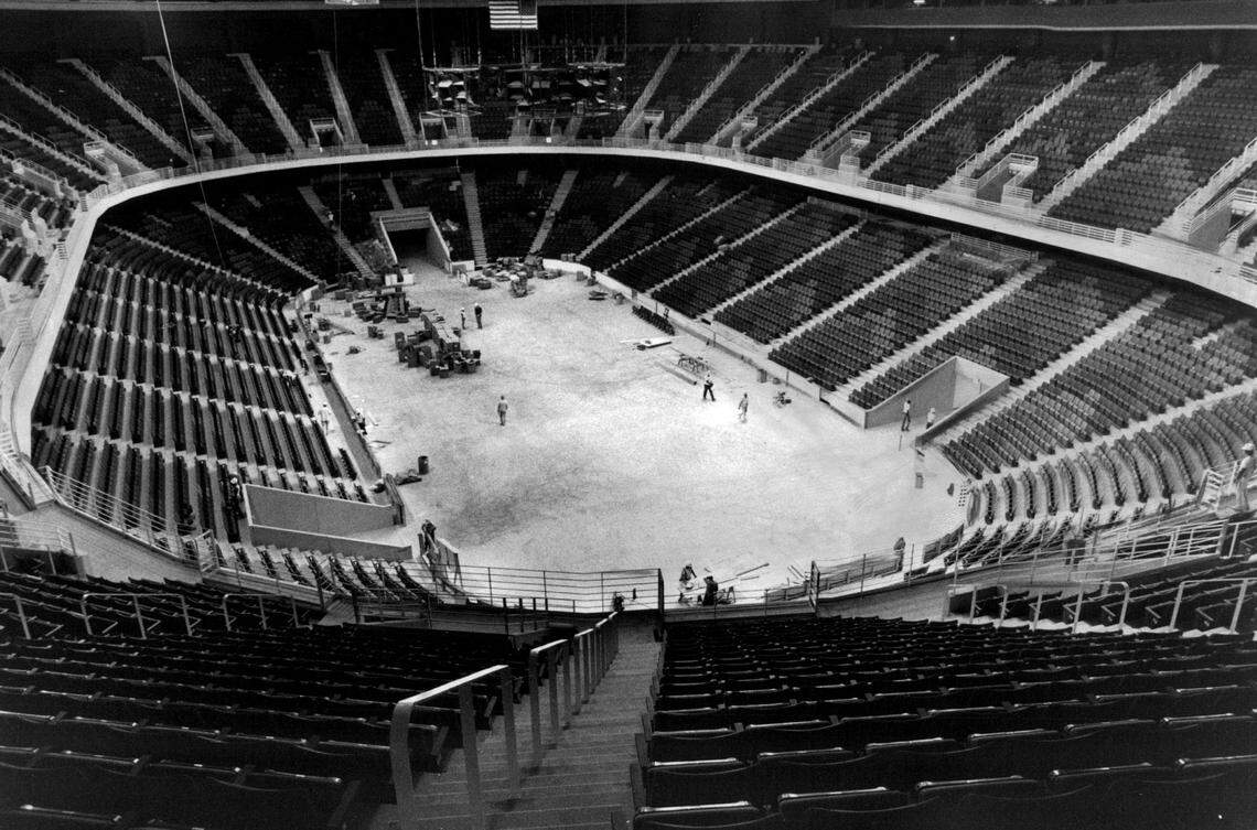 Miami Arena interior.