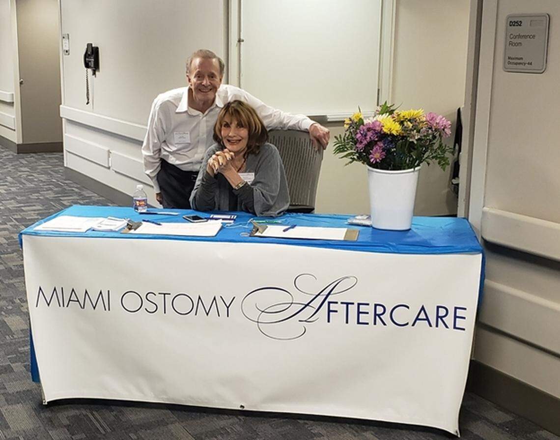 Hal Spaet is pictured with friend Sue Gale.