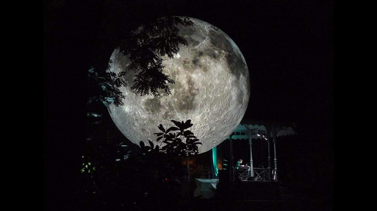 Meet under the Moon at a new art installation March 9-25 in Coral Gables. “Museum of the Moon” by Luke Jerram has been featured all over the globe including at the OORtreders Festival in Belgium, 2016, pictured here.