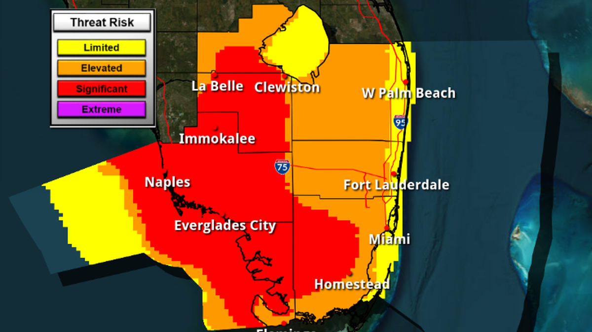 A dense fog advisory is in effect in parts of South Florida until 9 a.m. Monday, Dec. 4, 2023.