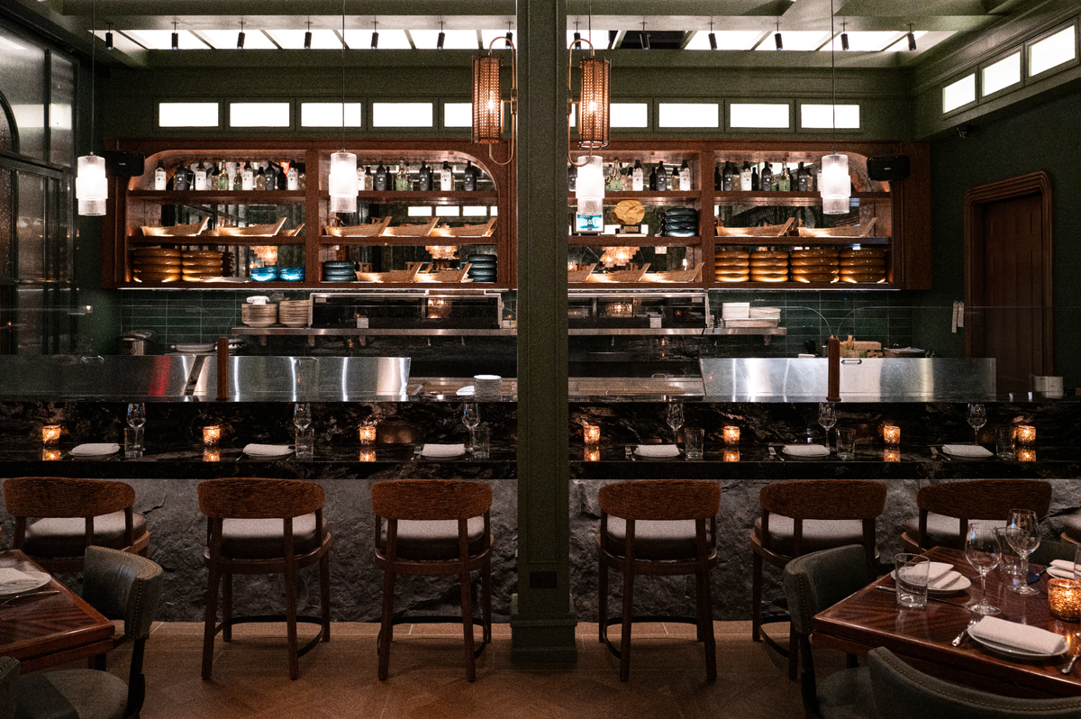 The sushi bar at Catch.