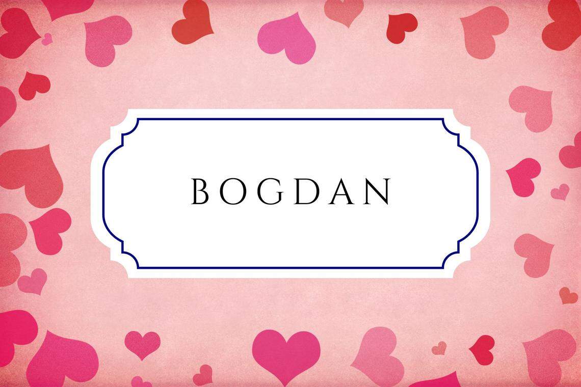 baby names that mean gift bogdan