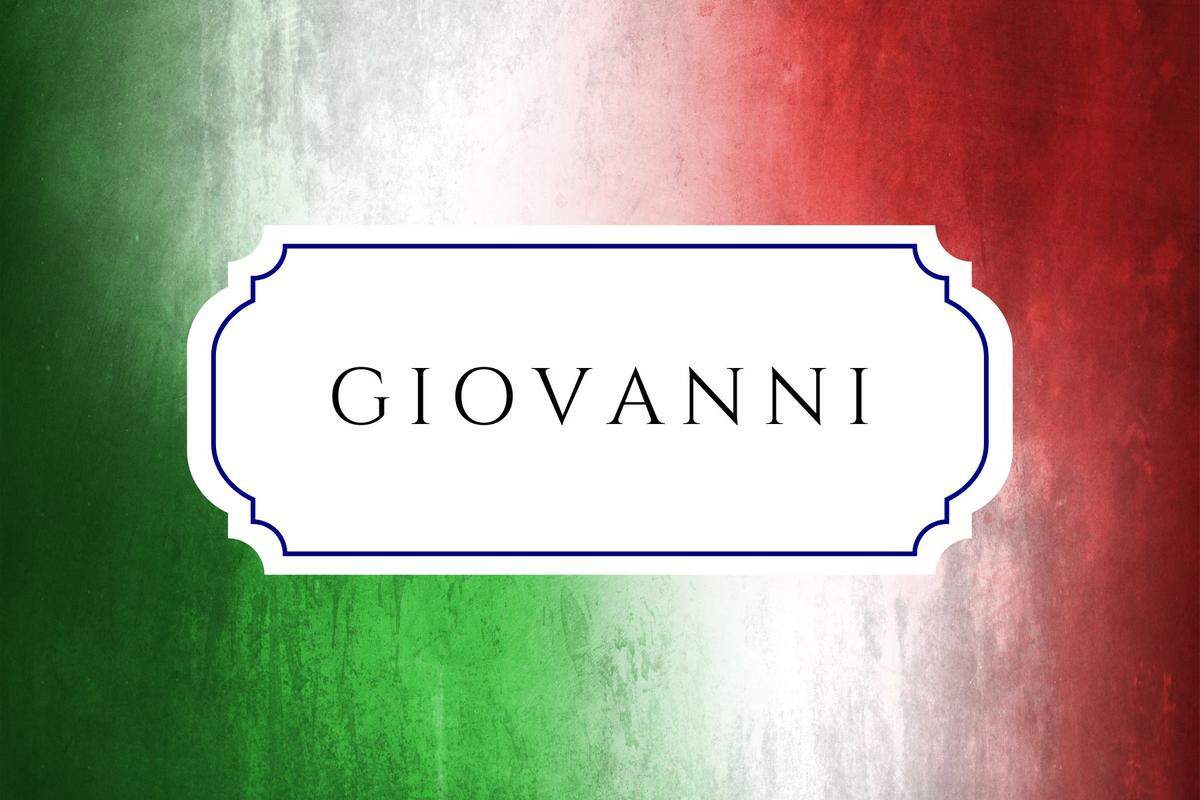 italian baby name giovanni