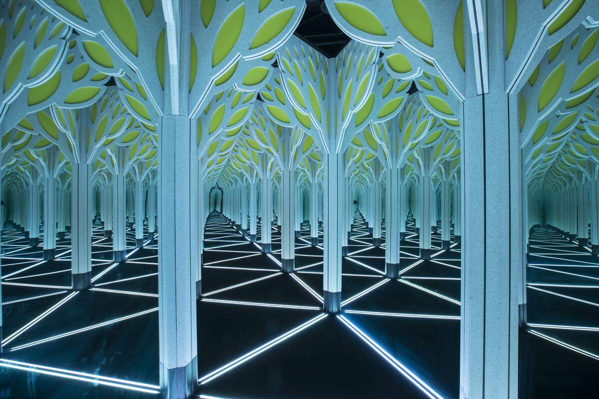You’ll soon have the chance to match wits with this mirror maze.