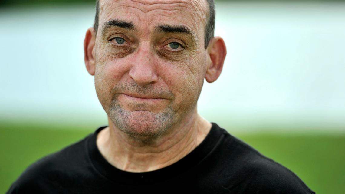 Robert DuBoise is released from prison at the Hardee Correctional Institution, Thursday, Aug. 27, 2020, in Bowling Green, Florida.