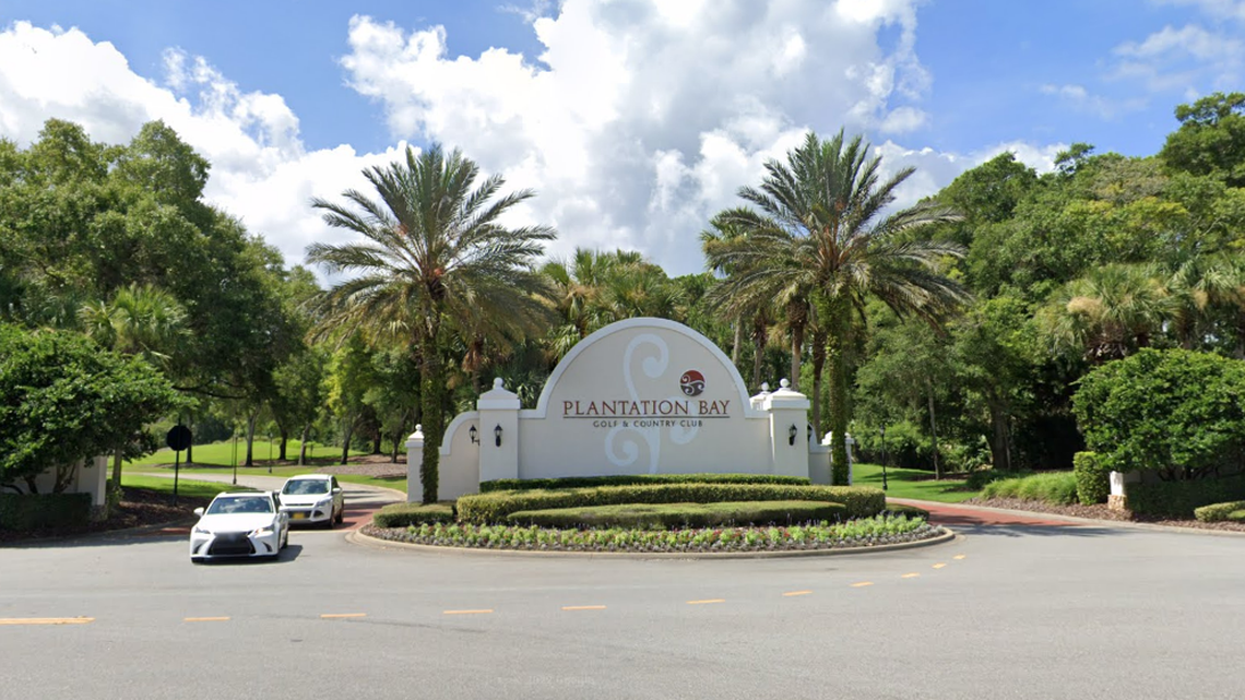 The dispute happened on Treetop Circle in the Plantation Bay Golf & Country Club, about 70 miles northeast of Orlando, officials said.