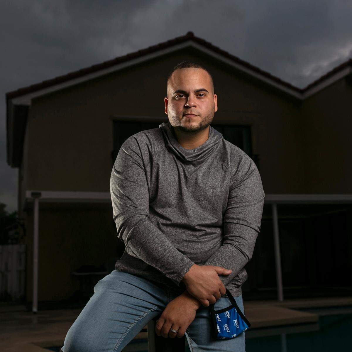 Miami Lakes resident Alberto Delgado, a senior compliance analyst at an international private bank, voted for Trump in 2016 and 2020. An independent, Delgado voted early at the Miami Lakes Community Center.