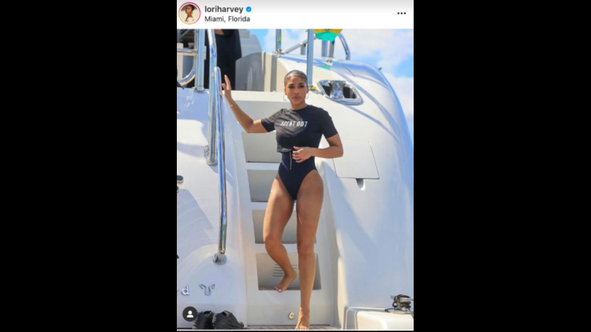 Lori Harvey/Instagram screengrab