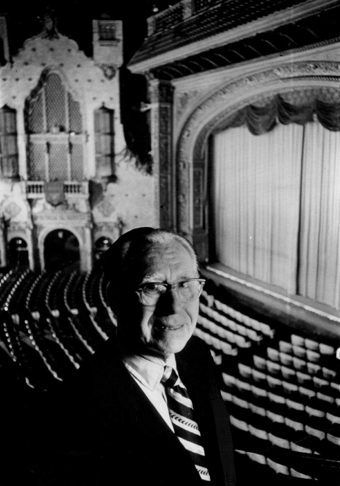 Al Weiss, Manager of the Olympia Theater.