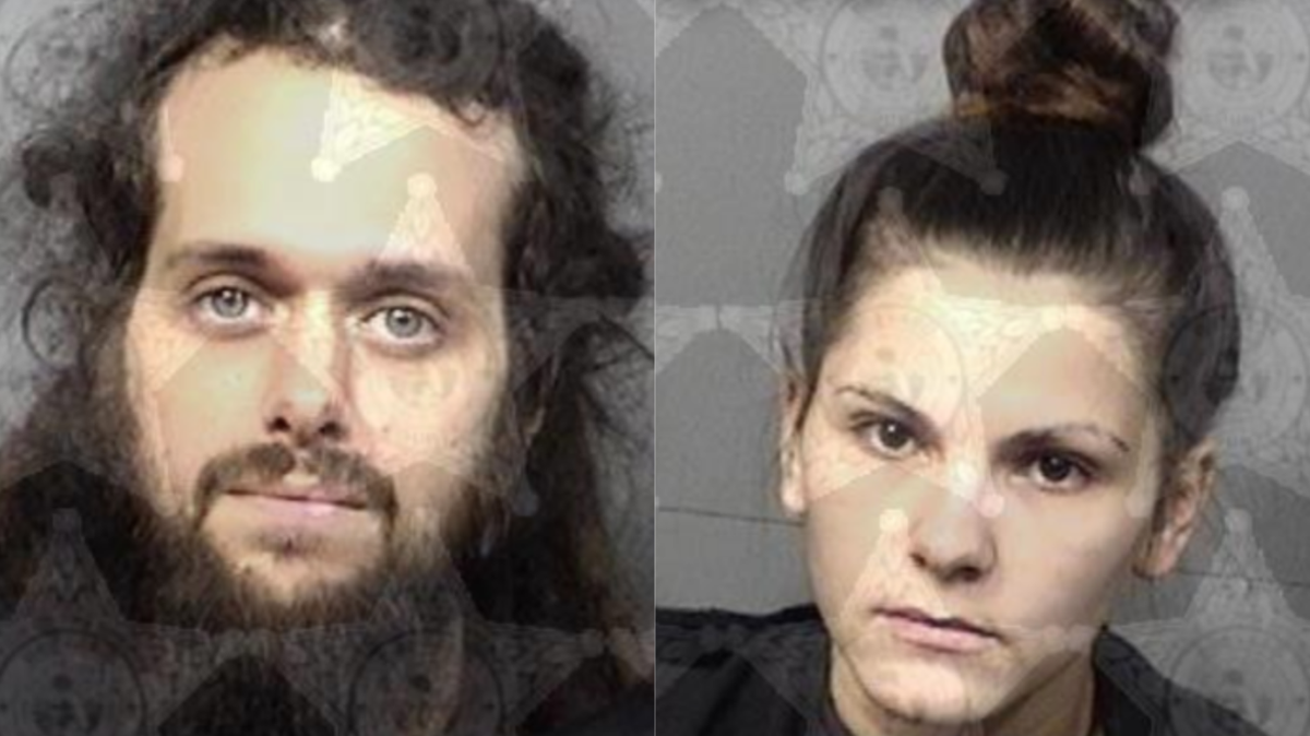 Parents Julia French and Robert Buskey were arrested for child neglect after police say the couple’s baby was starving after the vegan couple in Titusville, Florida, switched up his doctor-recommended formula.