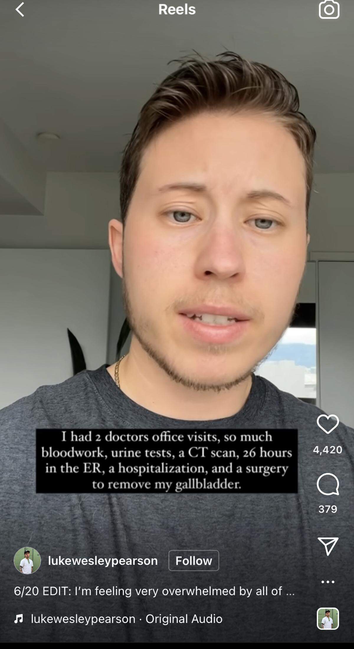 Instagram user Lukewesleypearson gives an update on health problems he blames on Daily Harvest’s recalled French Lentil + Leek Crumbles. Pearson has filed a lawsuit against Daily Harvest.