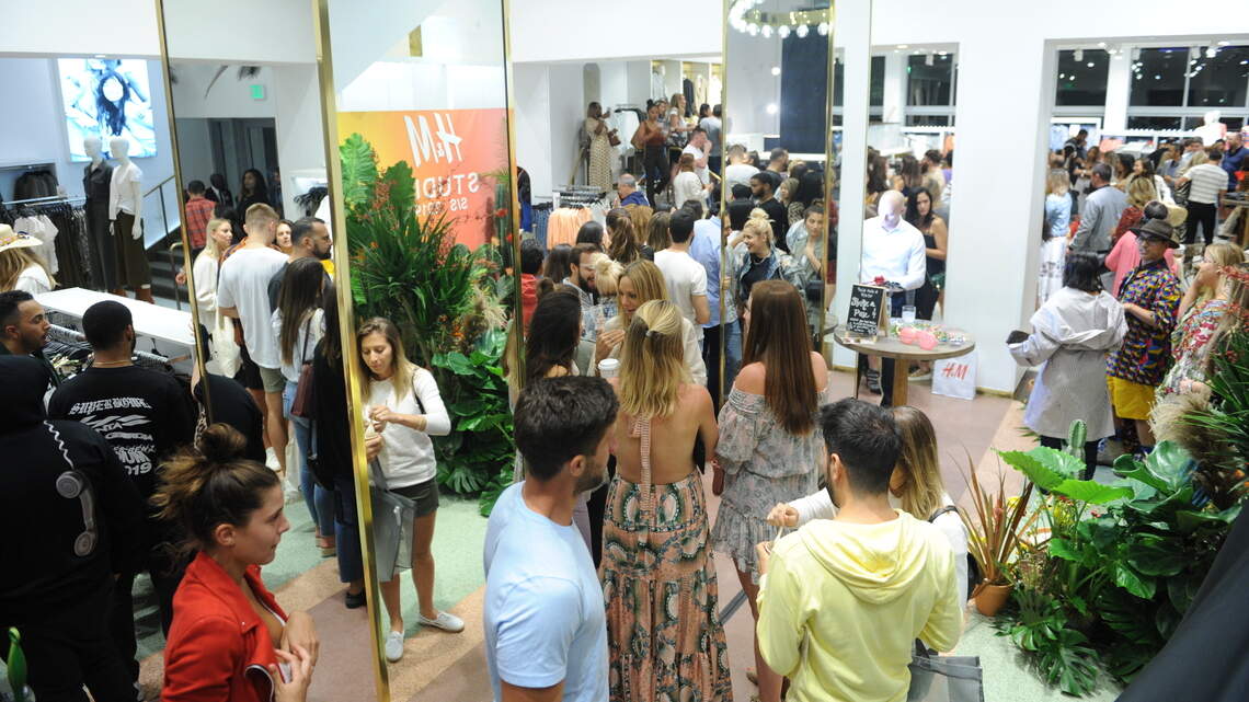 Fashion fest: H&M presented their desert chic-inspired collaboration in Miami with a mix of trends, music and good vibes