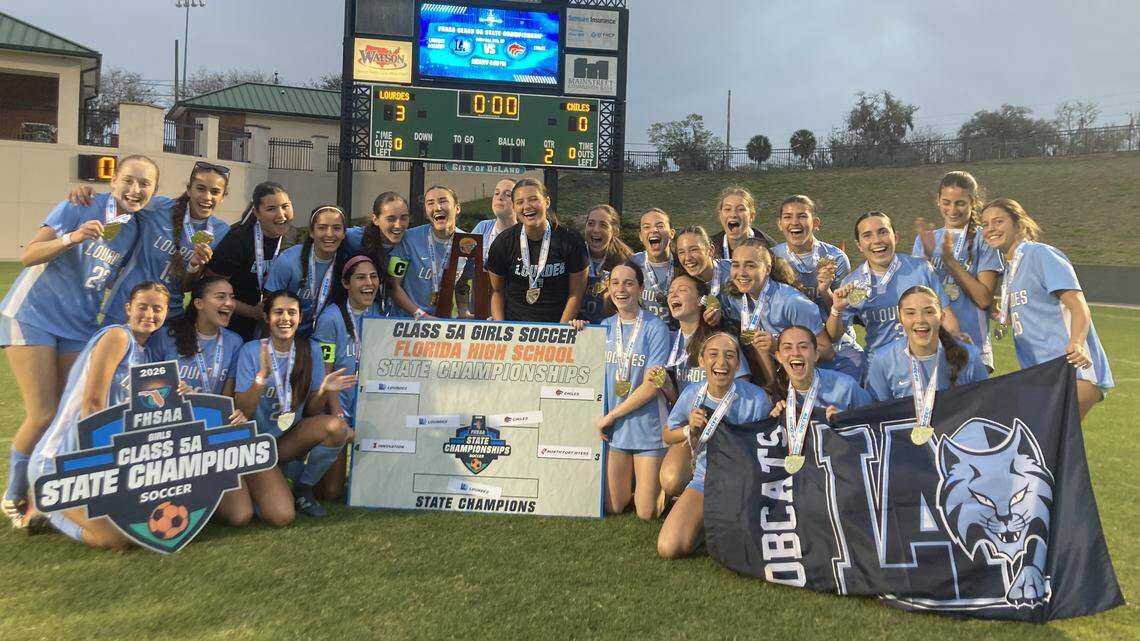 Runner-up no more: Lourdes soccer team clears final hurdle to state title