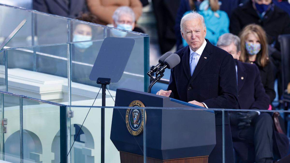 President Biden issued a plea for unity among Americans in his inauguration speech.