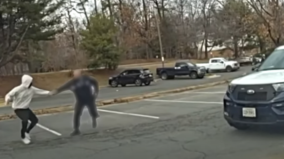A 16-year-old made a fake 911 call, then stabbed a responding officer, police said.