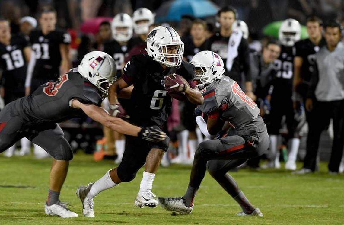 Braden River and Manatee High both dropped classifications when the Florida High School Athletic Association unveiled the new classes and districts for the 2019 and 2020 football seasons on Friday.