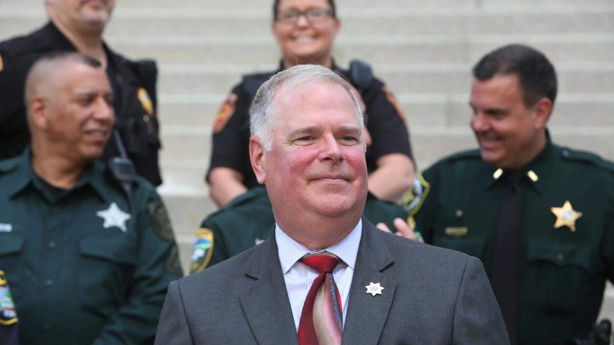 Mark S. Inch, Secretary of the Florida Department of Corrections, at the Capitol, May 1, 2019.