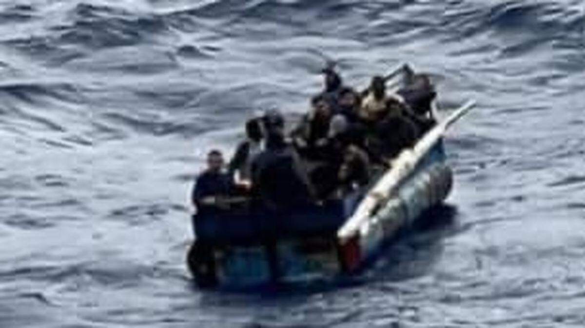 Carnival Cruise Line said its crew members rescued 16 people in distress in what appears to be a migrant boat near Cuba.