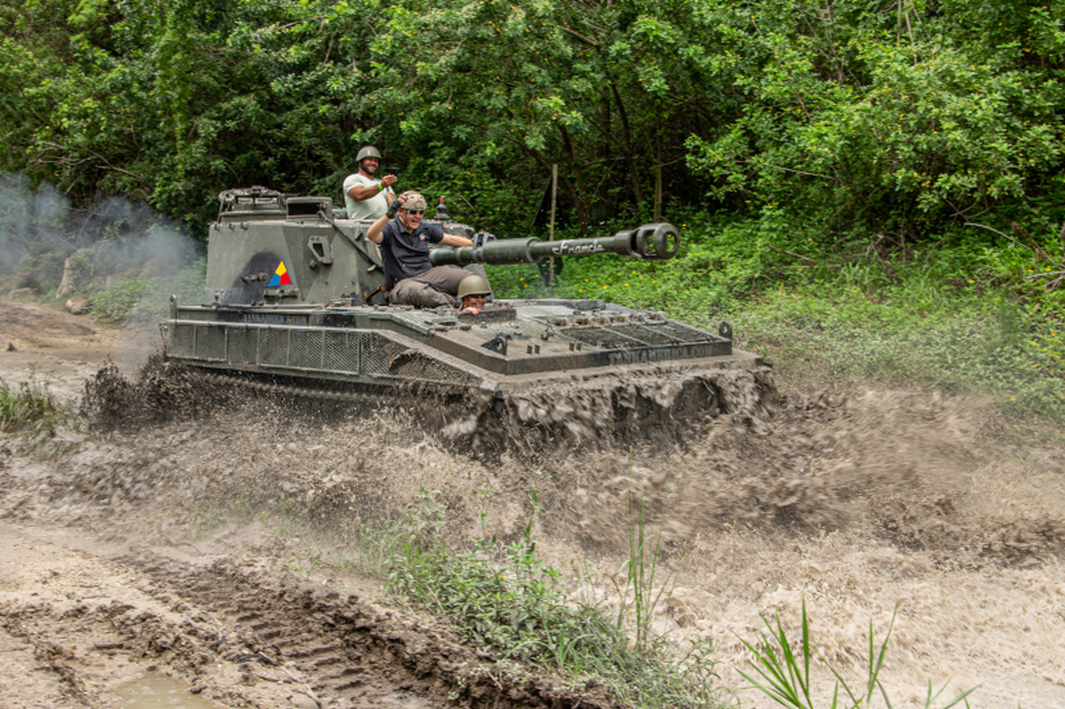 Tank driving experience
