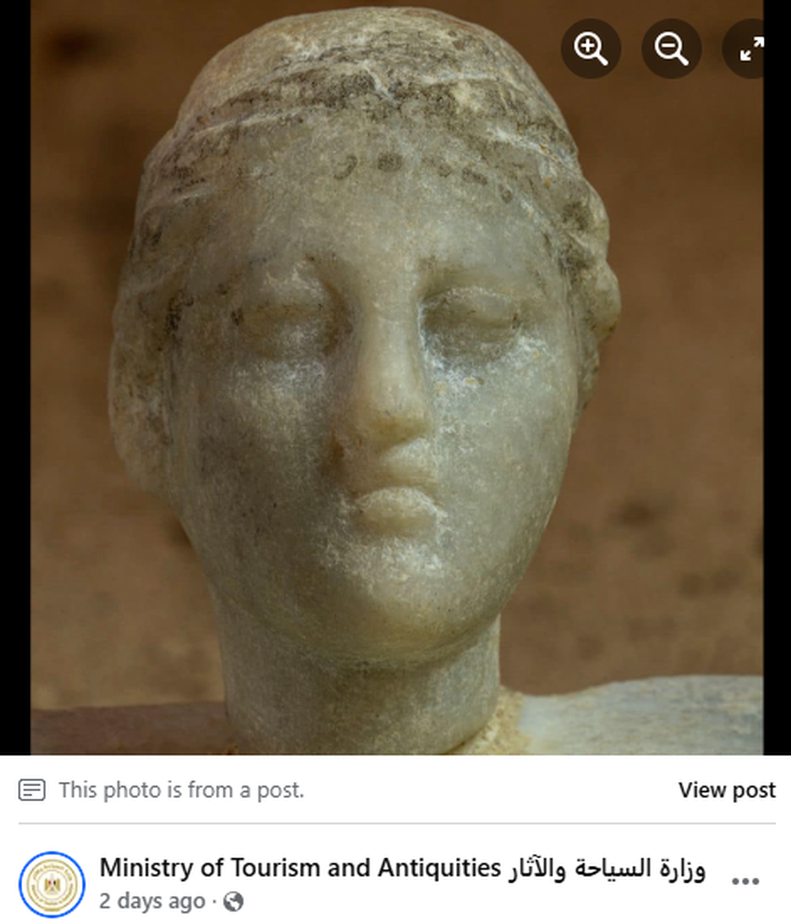 One archaeologist believes the bust depicts Cleopatra, but others disagree.