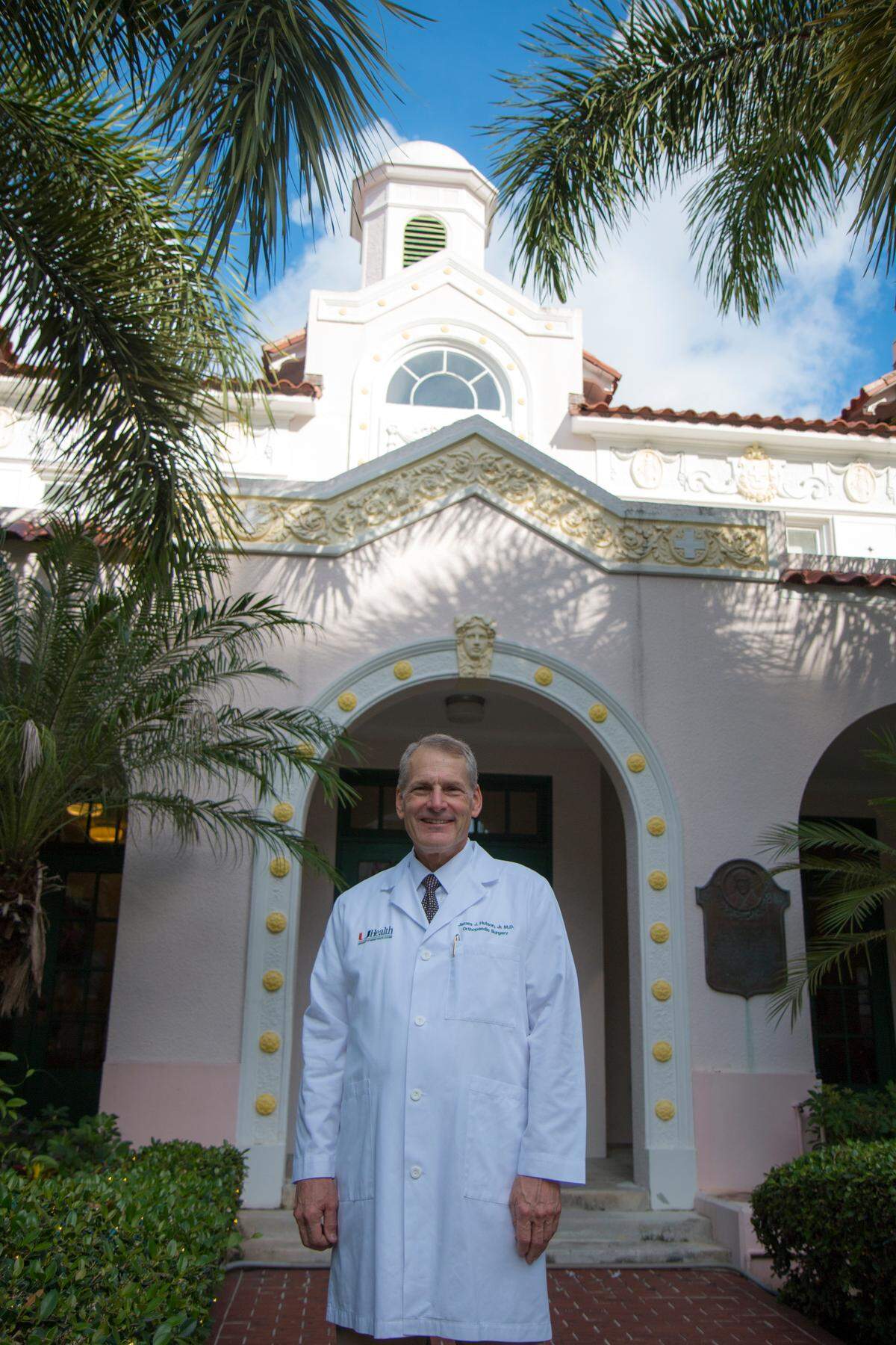 Dr. James Jackson Hutson Jr., great-grandson of the man who founded Jackson Memorial Hospital in Miami.