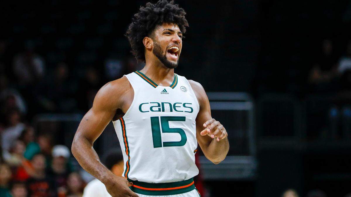 Miami Hurricanes forward Norchad Omier, the first Nicaraguan to play Division I basketball, has become an instant fan favorite since transferring from Arkansas State.
