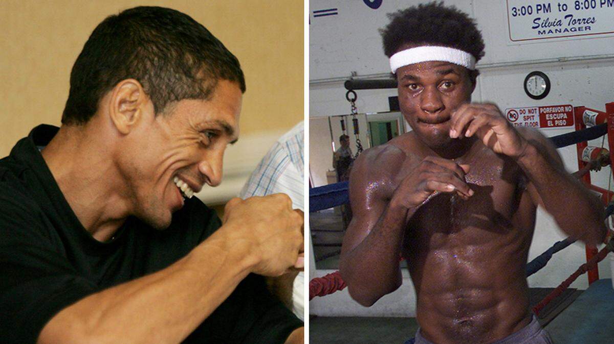 Juan Arroyo, left, and Lamar Murphy head a noticeable list of retired South Florida fighters with their inductions into the Florida Boxing Hall of Fame in Tampa on June 23.