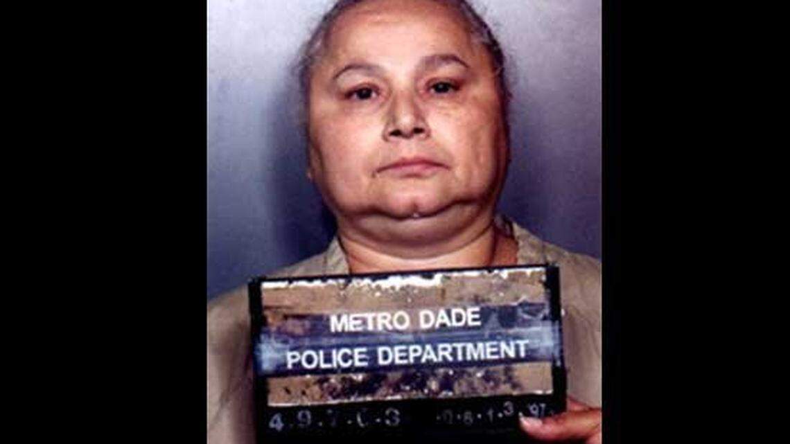 Griselda Blanco’s arrest picture in Miami-Dade County.