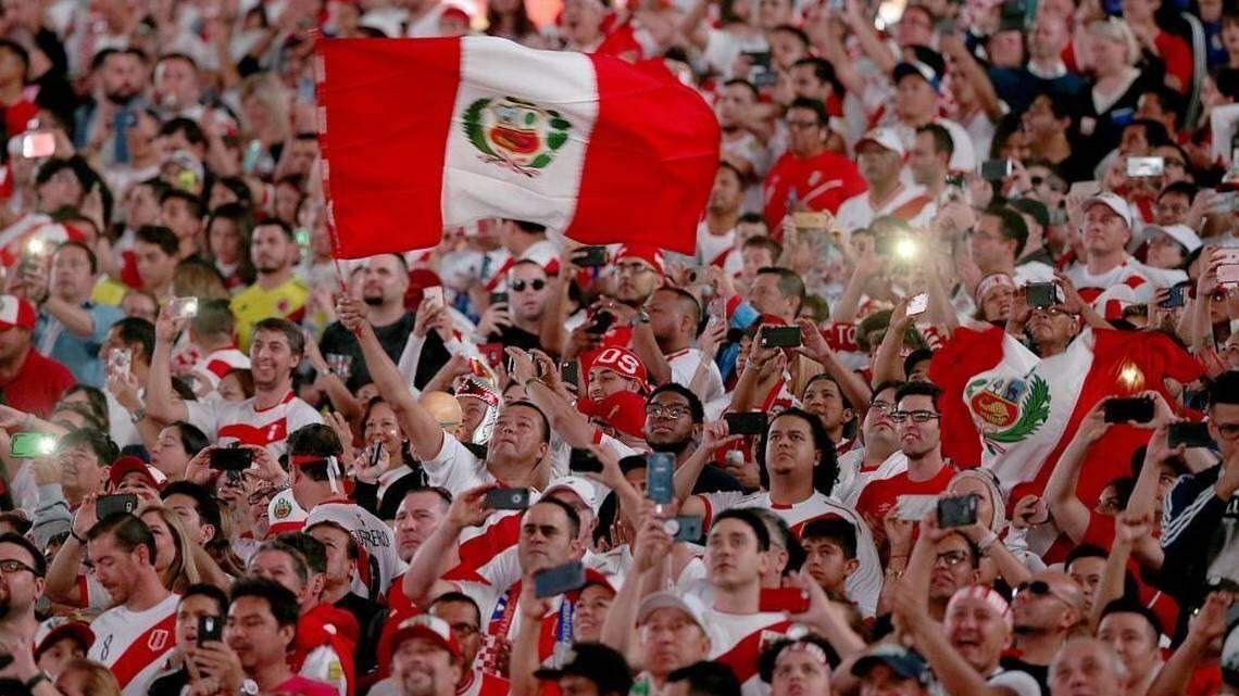 Peruvian fans, shown here during a March 2018 friendly against Croatia at Hard Rock Stadium, will get to see their team in Miami again Oct. 12 against Chile in the “Clasico del Pacifico.”