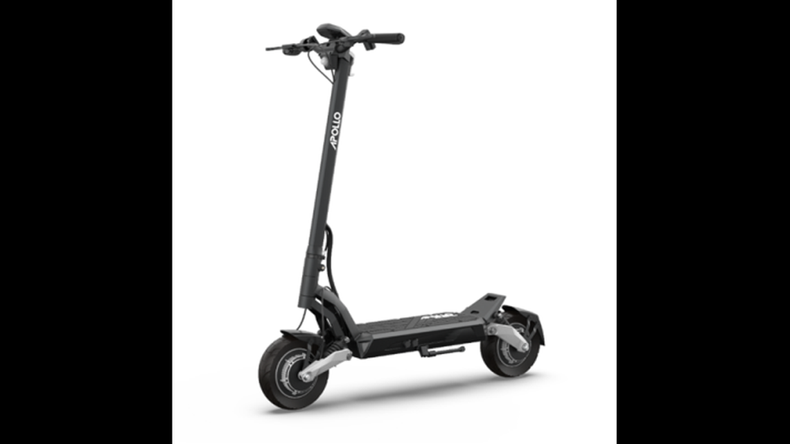 One of the recalled Apollo Phantom Electric Scooter models.