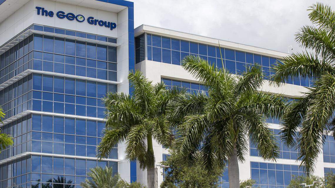 The exterior of The GEO Group building, captured on Thursday, June, 26, 2025, in Boca Raton, Florida. 
