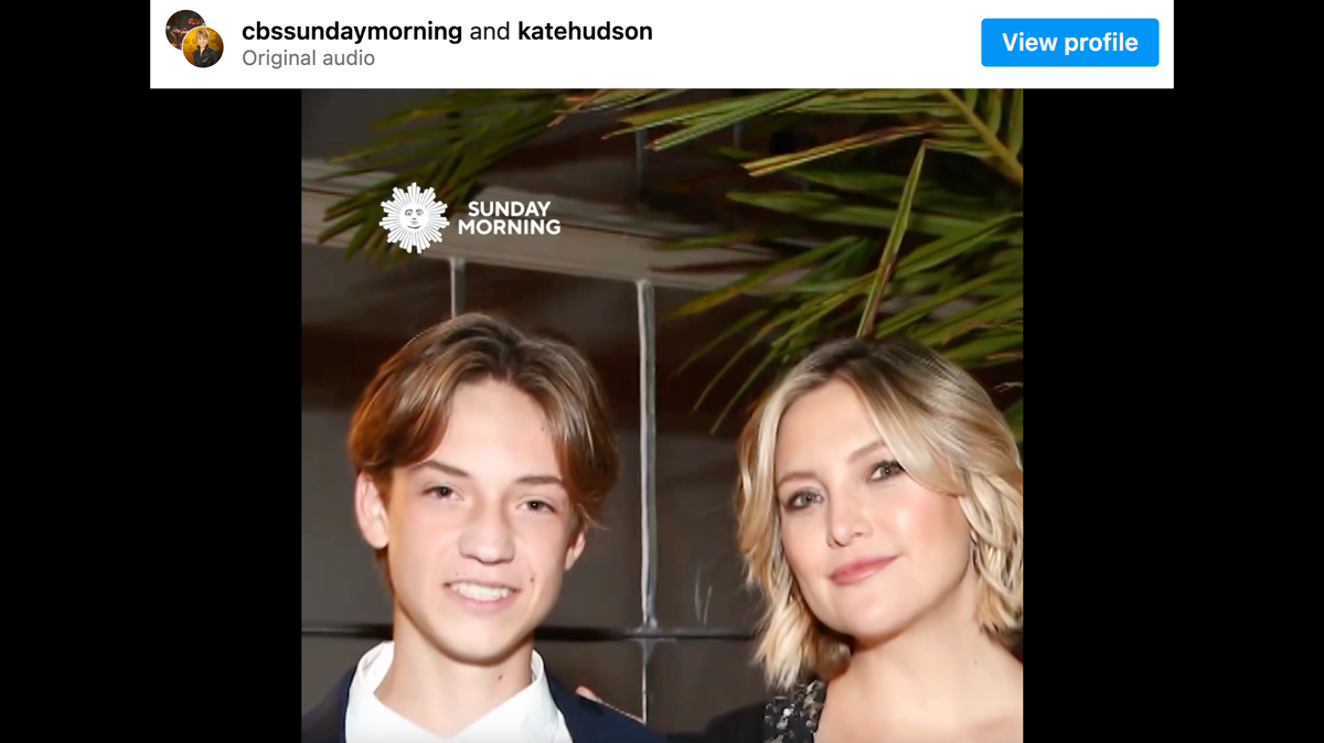 Kate Hudson is sharing with the world the song she wrote for her son.