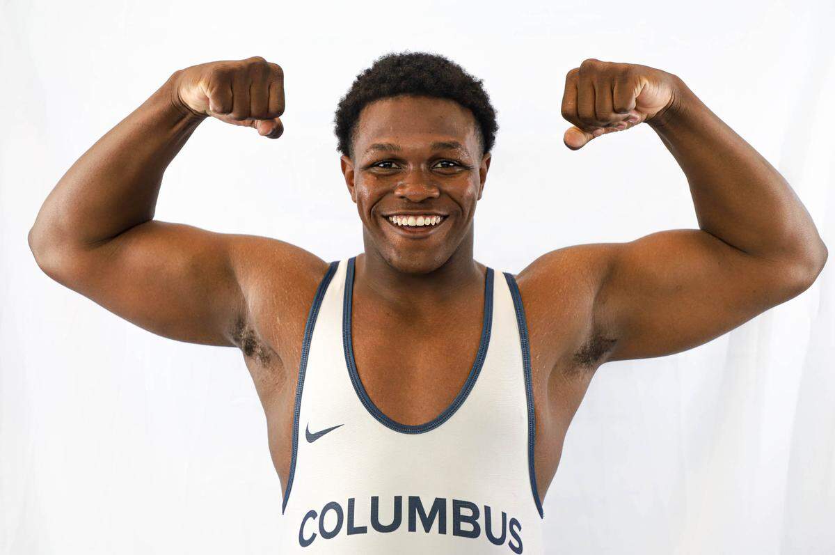 Columbus defensive tackle Derrick Hart is the captain of the Explorers’ defense, school president, heavyweight state placer on the school’s wrestling team and much more. Hart will lead the Explorers into Saturday’s Class 4M state championship game against Apopka in Fort Lauderdale.