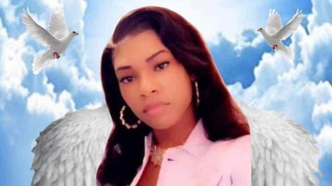 A memorial image of Bee Love Slater, a transgender woman found burned to death in a car in Clewiston. Friends shared the image on social media.