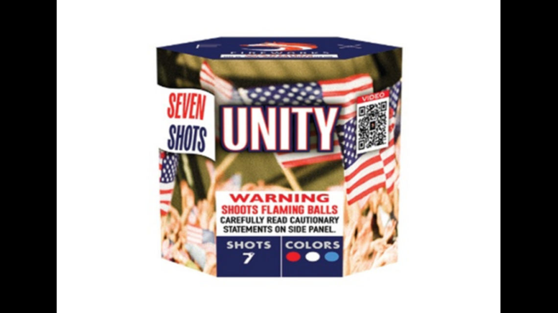 Two types of fireworks recalled around the United States two days before July 4
