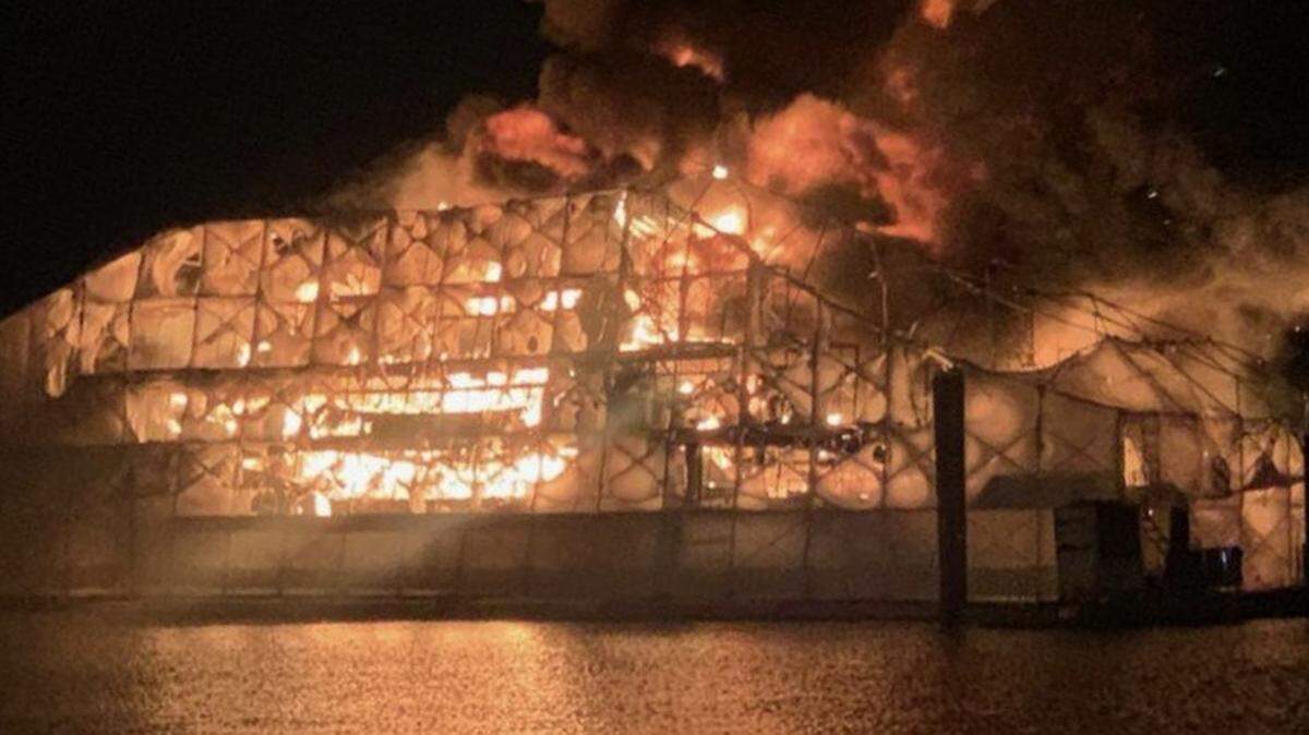 Broward firefighters spent about four hours early Saturday morning battling two luxury yacht fires that caused near $20 million in damage. While the initial flames are out, firefighters are still watching for hot-spots.