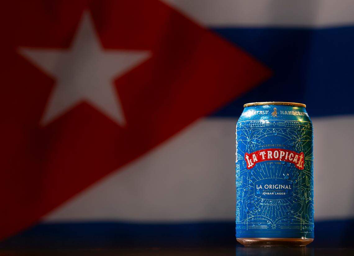 Cuban themed beer La Original from La Tropical