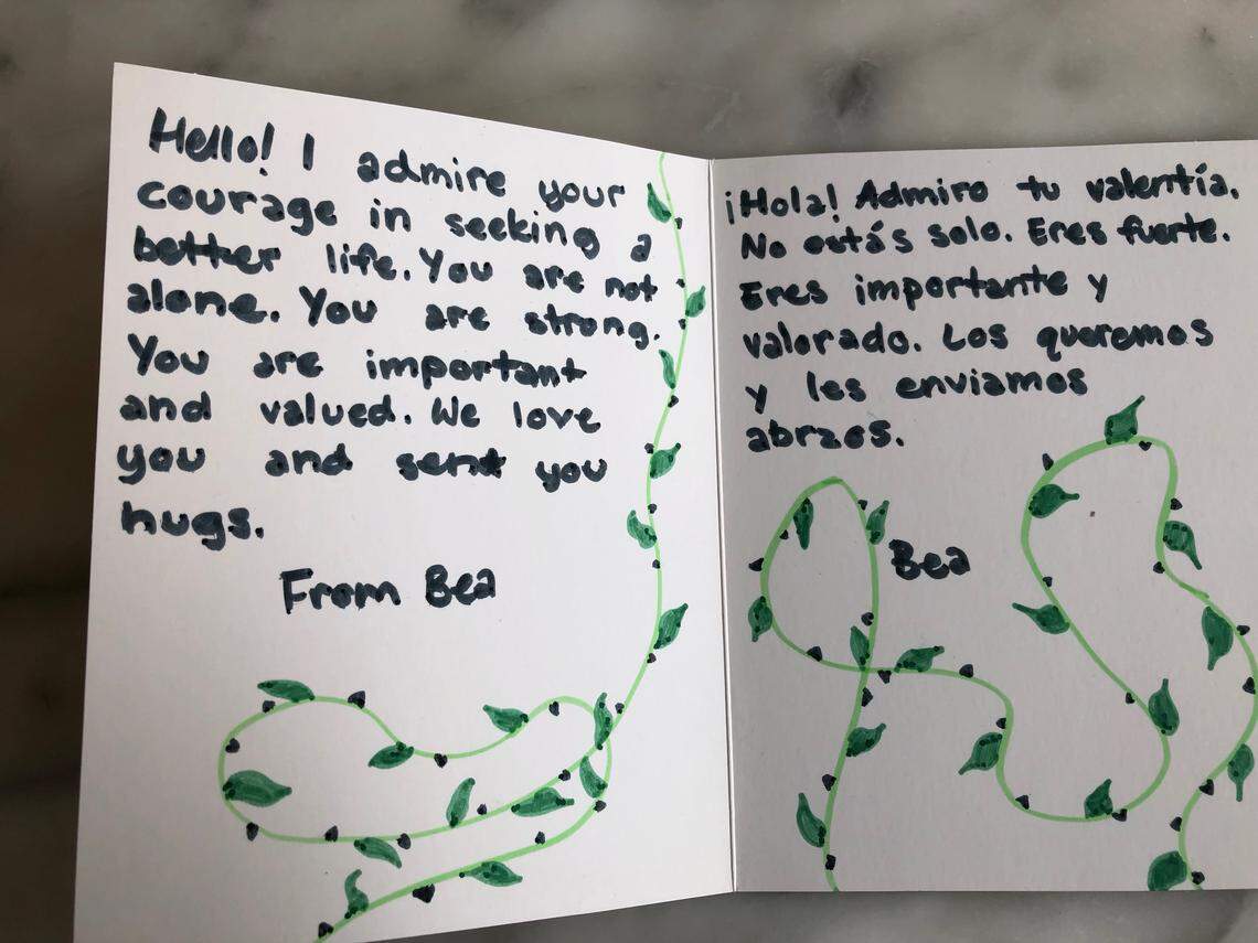 As part of their “Shut Down Homestead” Campaign, activists gathered letters from children in Miami-Dade County and across the nation. They were addressed to the unaccompanied minors that are detained.