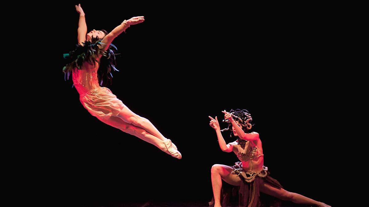 Eugenio Ebreh Casella and Reika Vigilucci, from Italy’s Lyric Dance Co., performing ‘Caravaggio, Amor Vincit Omnia.’