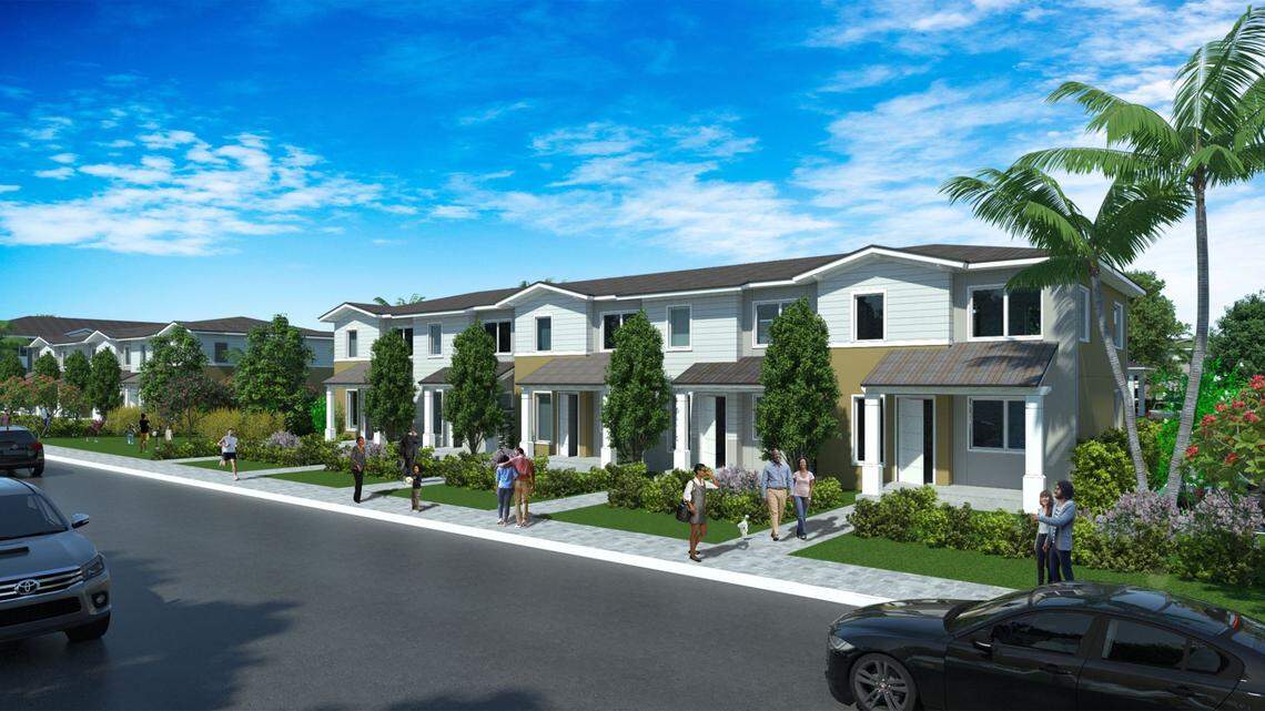 Architectural rendering of Lincoln Gardens, a new project that will add 221 public and affordable housing units to the Brownsville area.