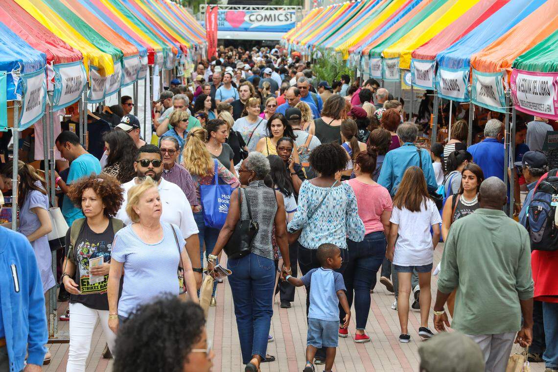 The familiar tents and book-loving crowds won’t converge on Miami Dade College this fall.