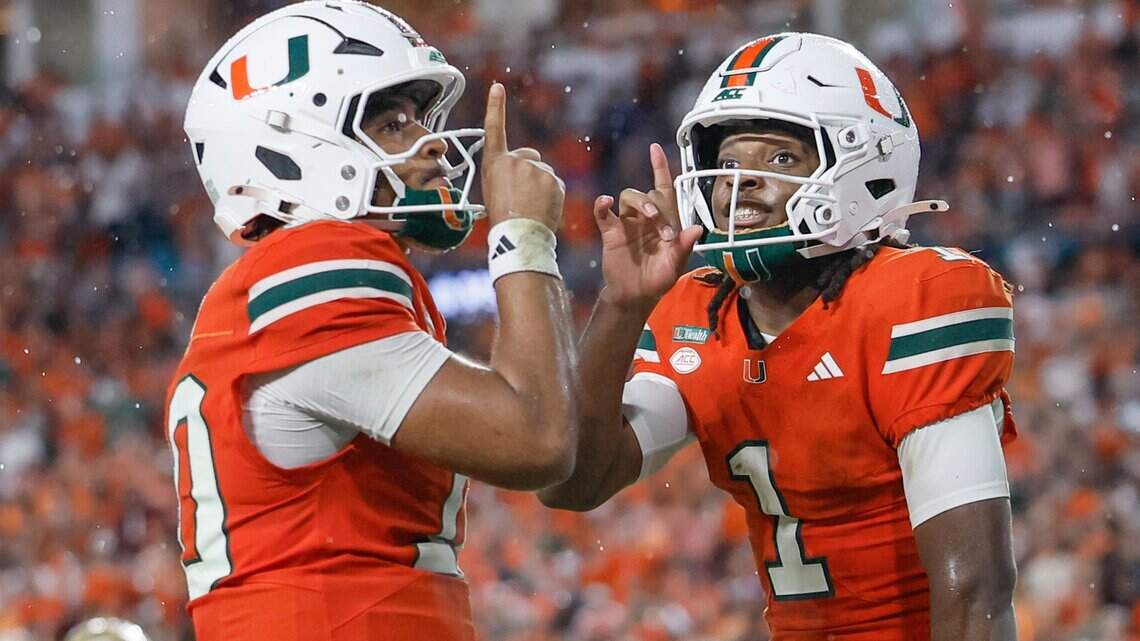 No. 3 Miami Hurricanes rally, hold off Florida State Seminoles for double OT win