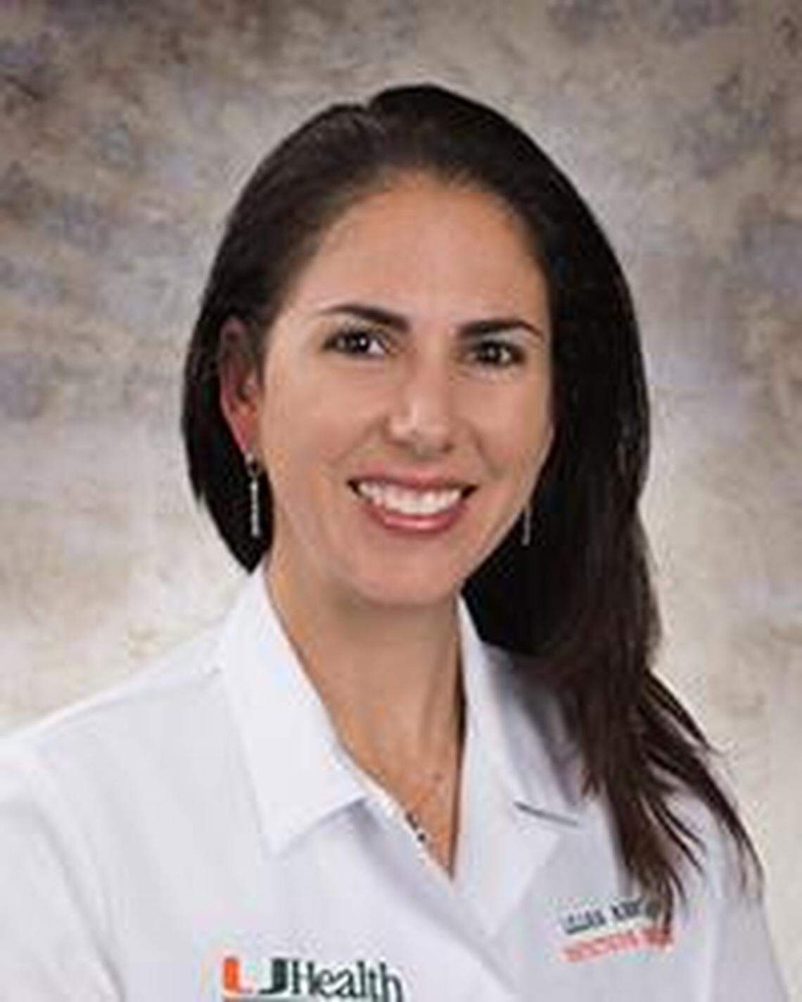 Dr. Lilian Abbo, chief of infectious diseases at Jackson Health System.