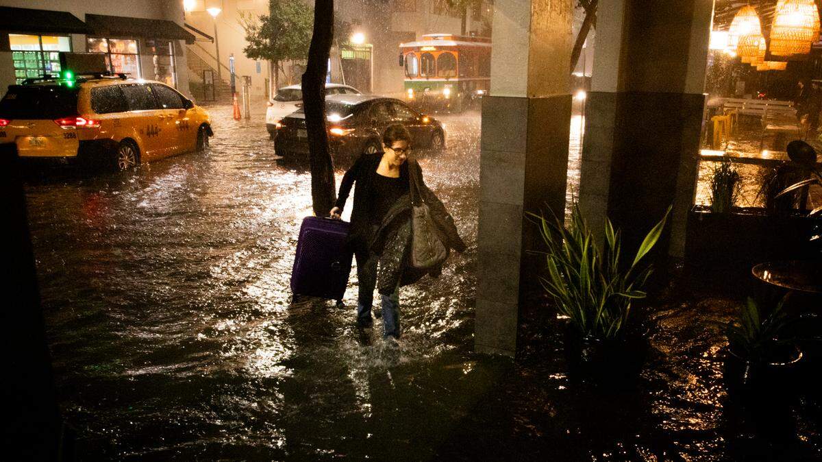 Mariana N. returned from an out-of-town medical conference back to her apartment, Camden Brickell, to find flooding creeping into the building on Wednesday, Nov. 15, 2023.