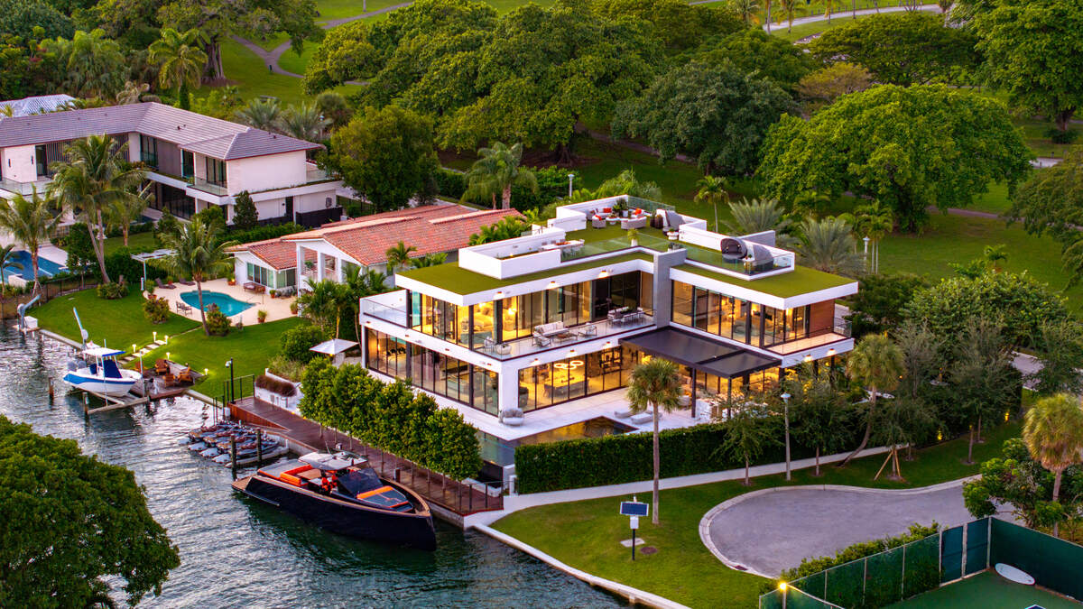The home at 790 Lake Rd. has a private dock on Sabal Lake in Miami’s Bay Point neighborhood.