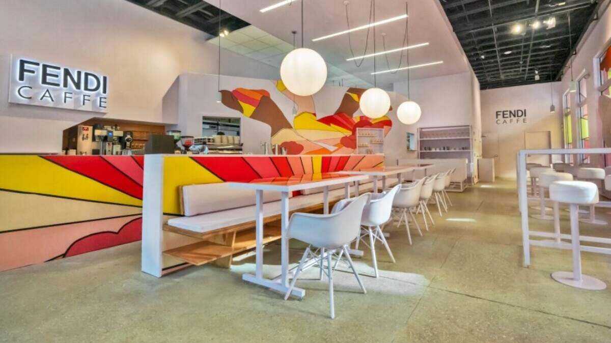 Fendi Caffe popup in the Design District