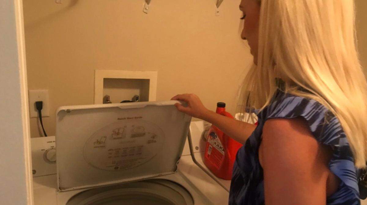 A Barry University student nurse was frightened to find an agitated python in the washing machine of her West Palm Beach apartment Friday, Aug 7.