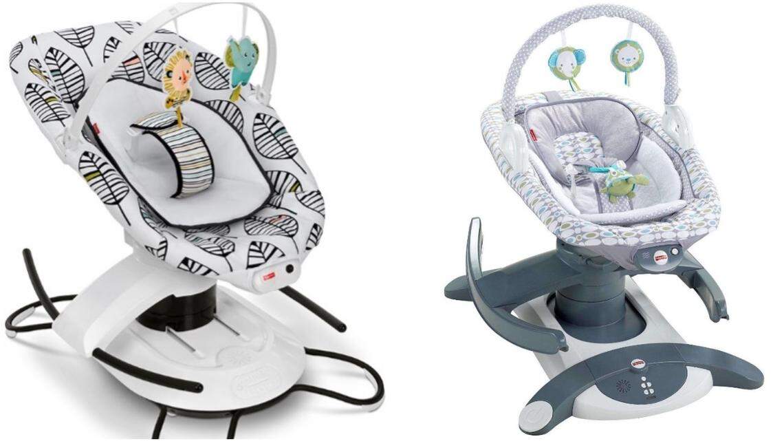 Fisher-Price has recalled its 4-in-1 Rock ‘n Glide Soothers and 2-in-1 Soothe ‘n Play Gliders.