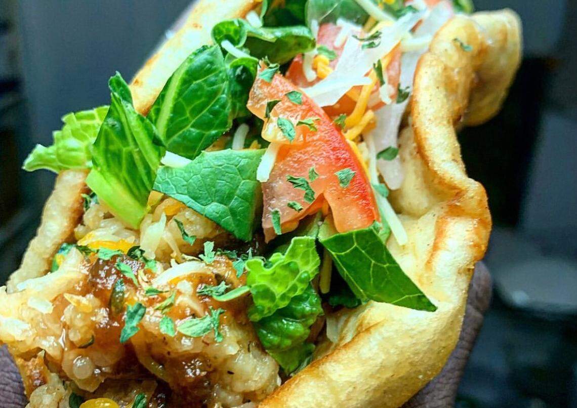 Floribbean fried conch pita at C Food Shack.