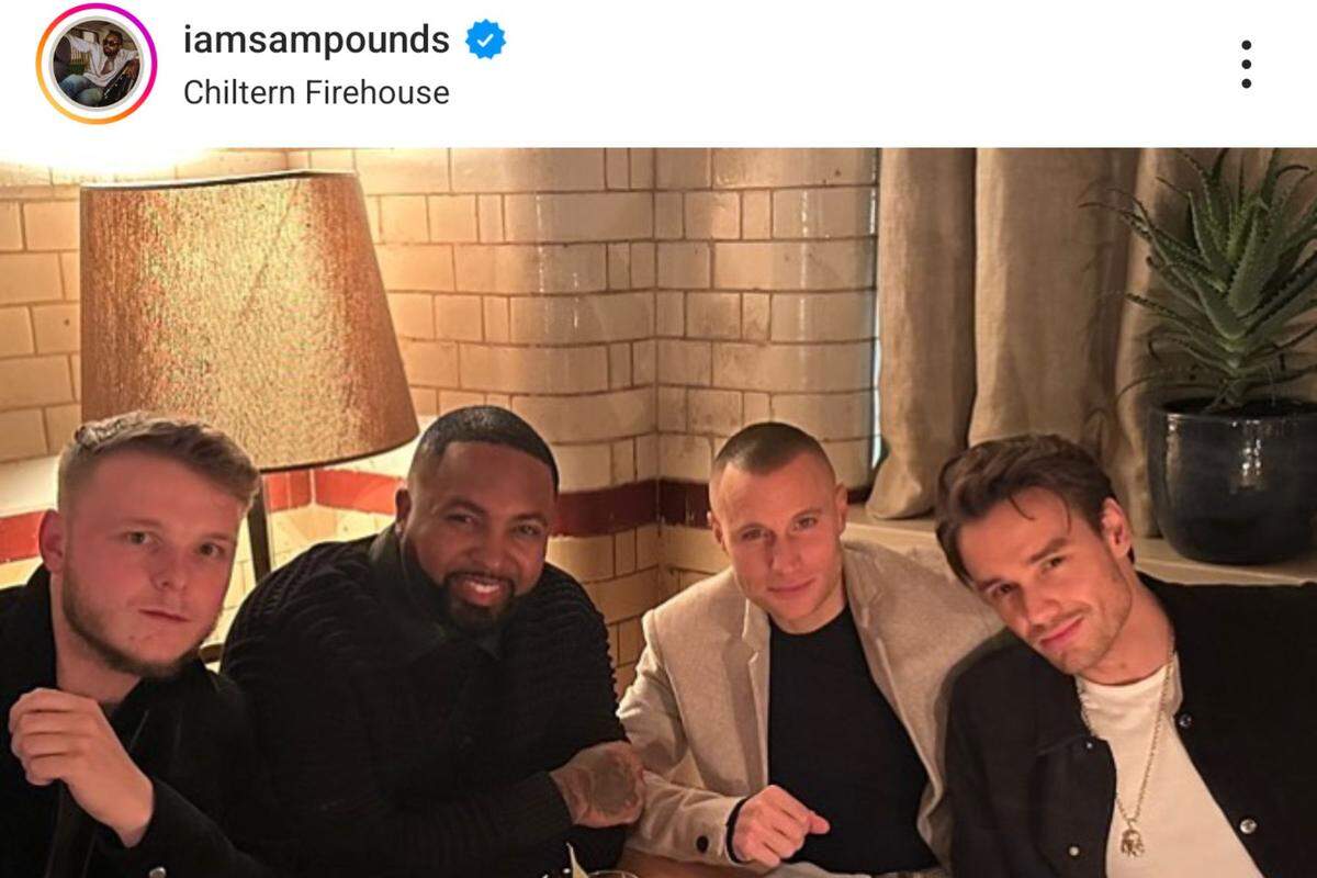 liam payne and sam pounds